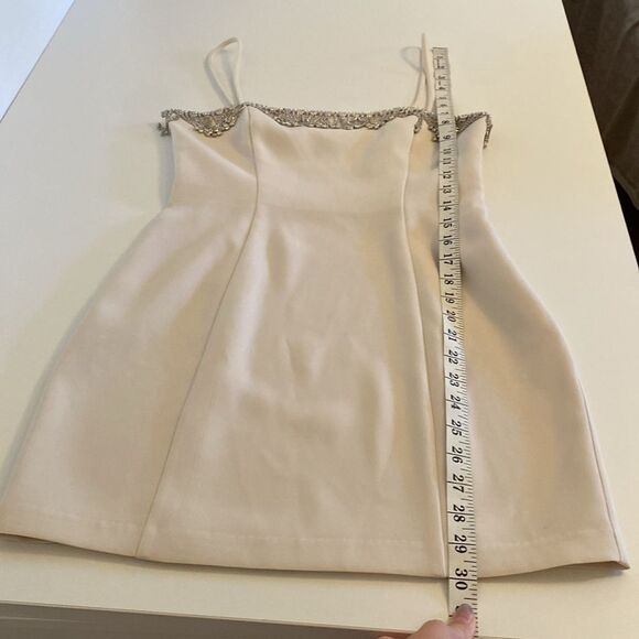 Majorelle Aurora Mini Dress in Champagne Size XS - Picture 14 of 16